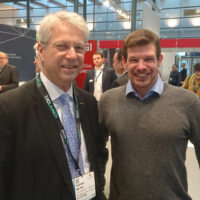 Thomas Reiter with the founder of the Linus G Productions GmbH Thomas Reiter with the founder of the Linus G Productions GmbH